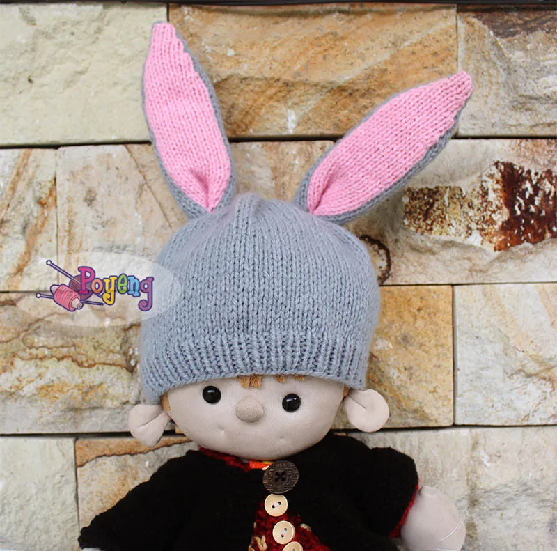 Another Baby's Bunny Hat — detail
