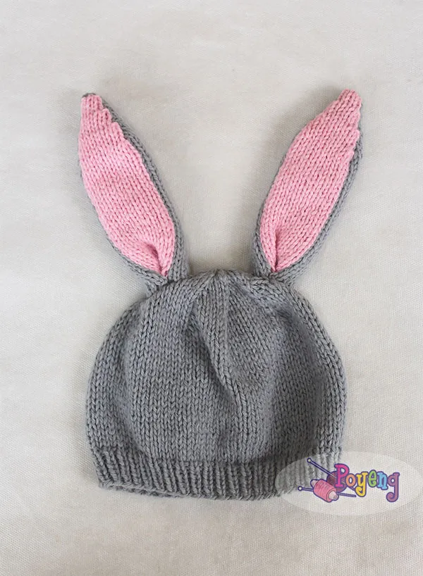 Another Baby's Bunny Hat — detail