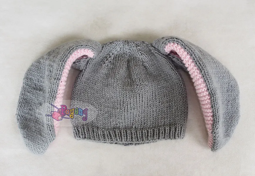 Another Baby's Bunny Hat — detail