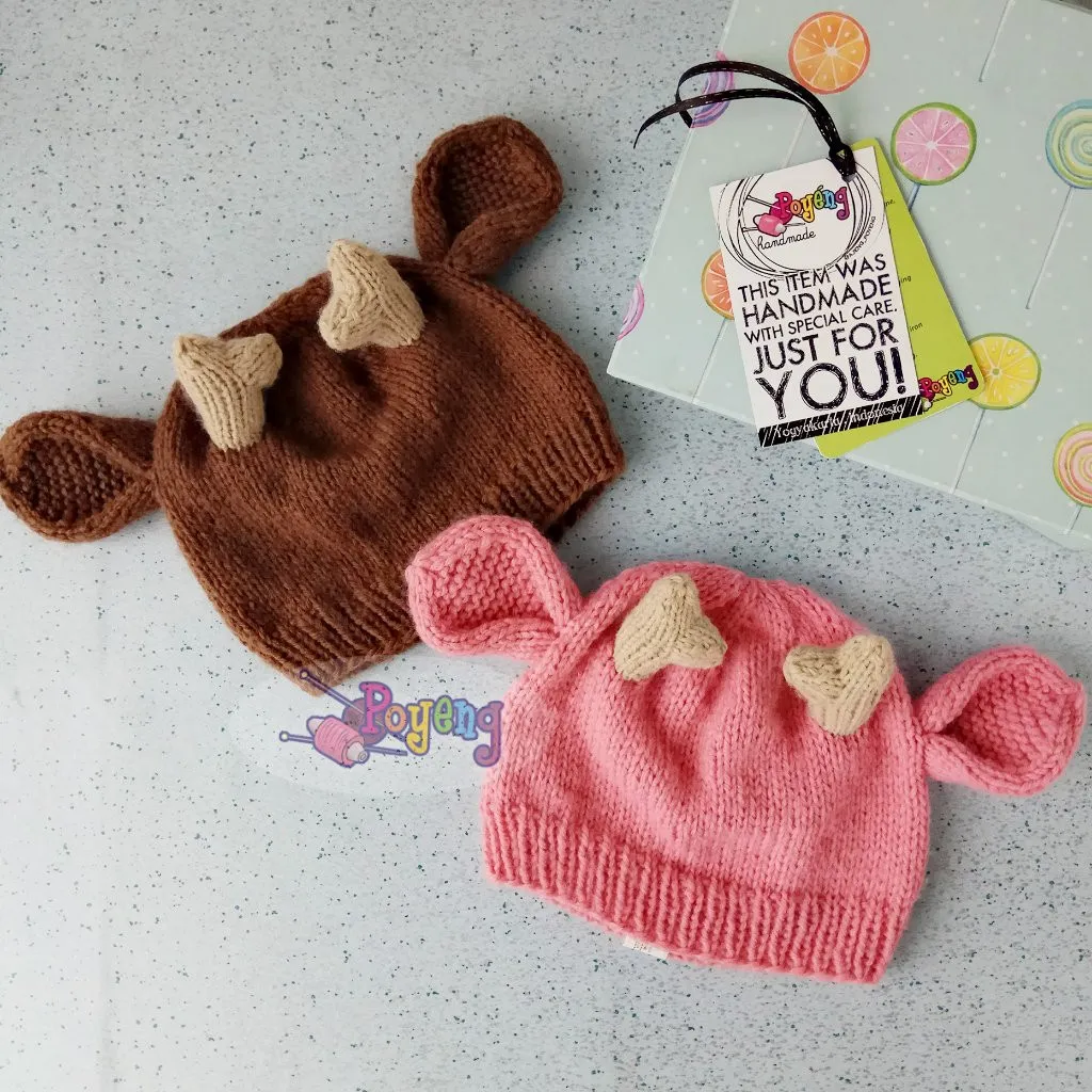 Baby Deer Hat — detail