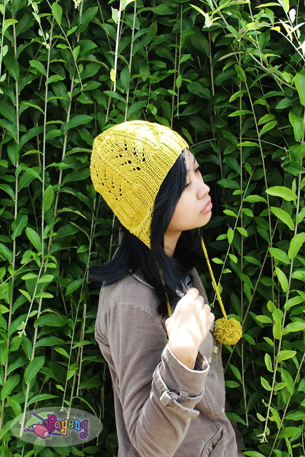 Careen's Lacy Hat — detail