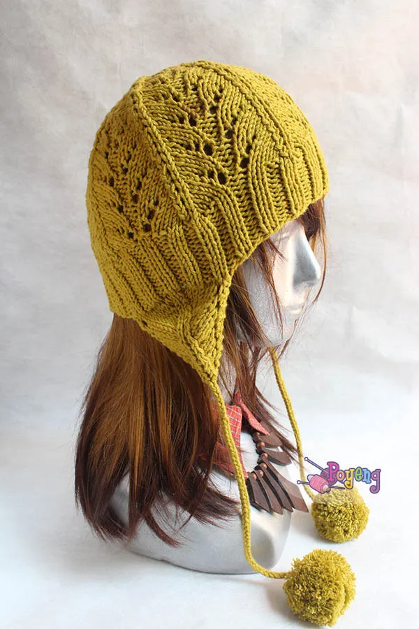 Careen's Lacy Hat — detail