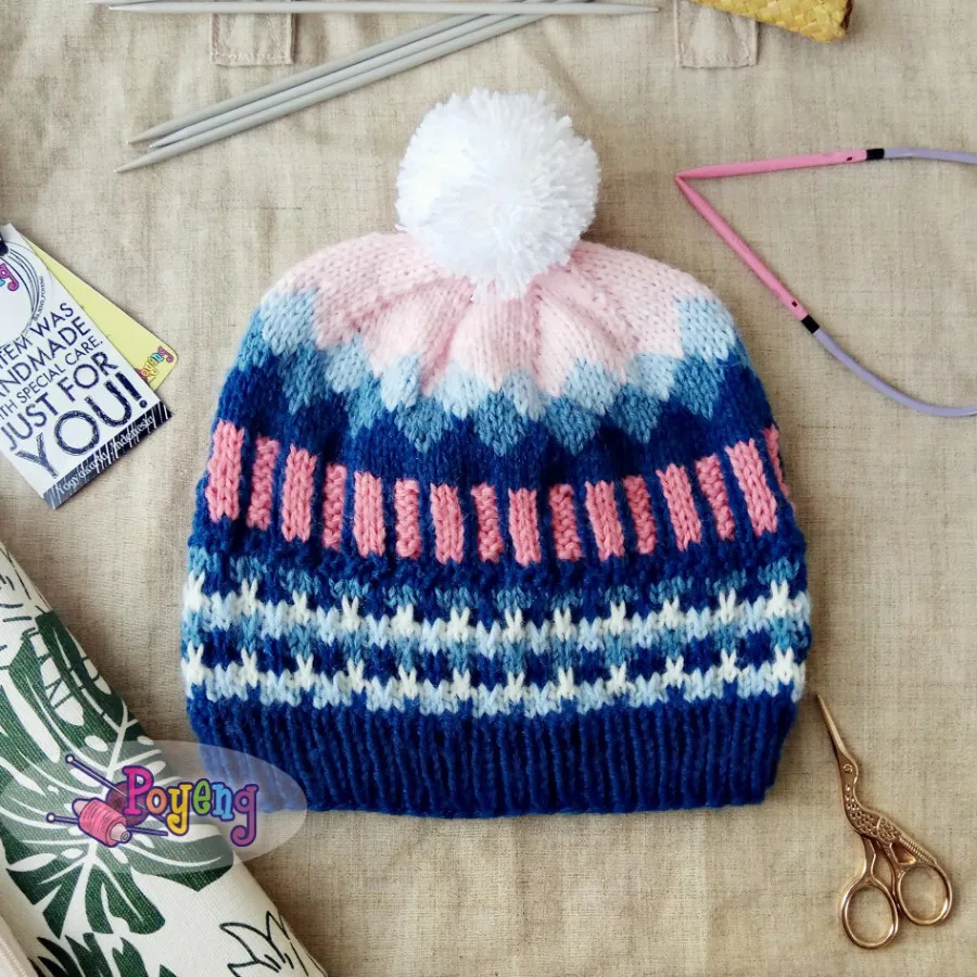 Edge of the Woods Hat — detail