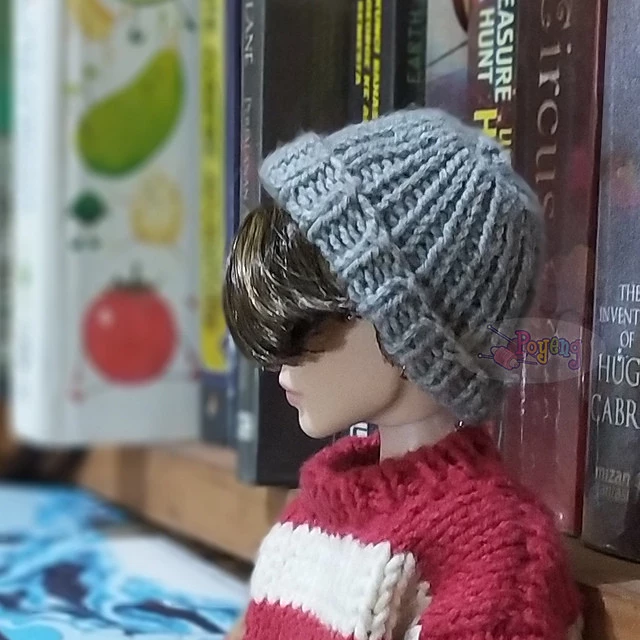 (Free) Simple Beanie Ken Barbie doll — detail