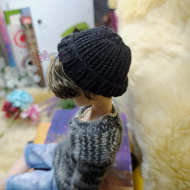 (Free) Simple Beanie Ken Barbie doll — detail