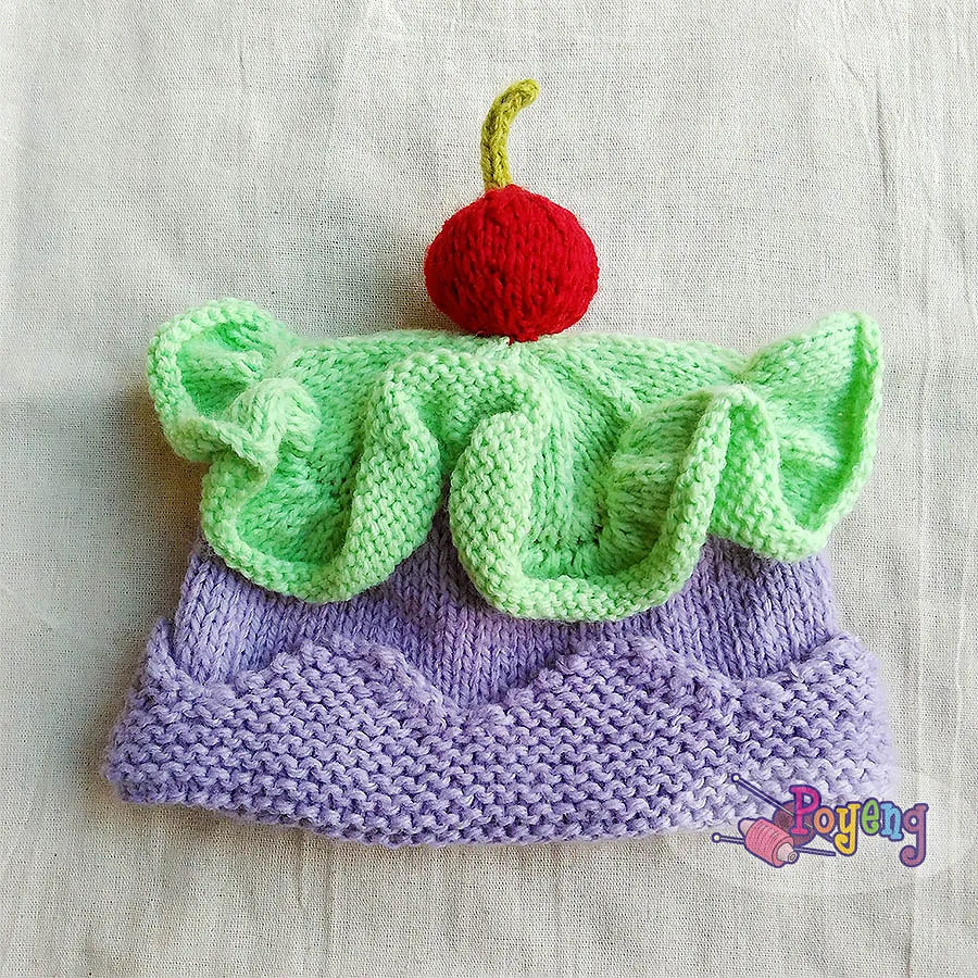 Ice Cream Baby Hat — detail
