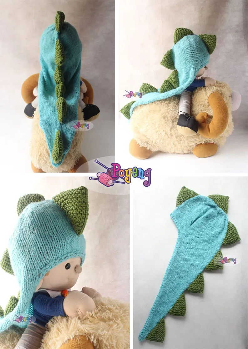 My Dino Baby Hat — detail