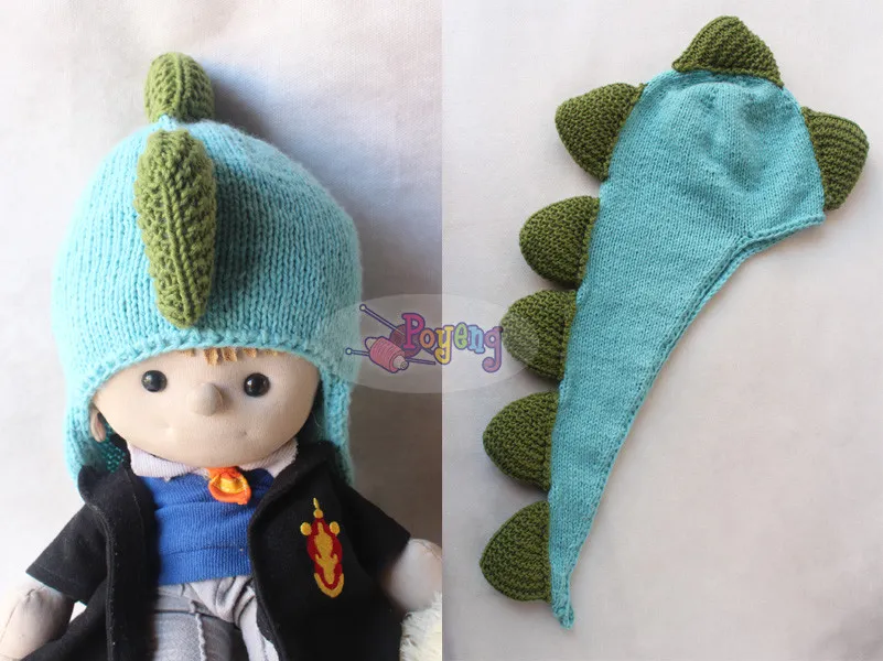 My Dino Baby Hat — detail