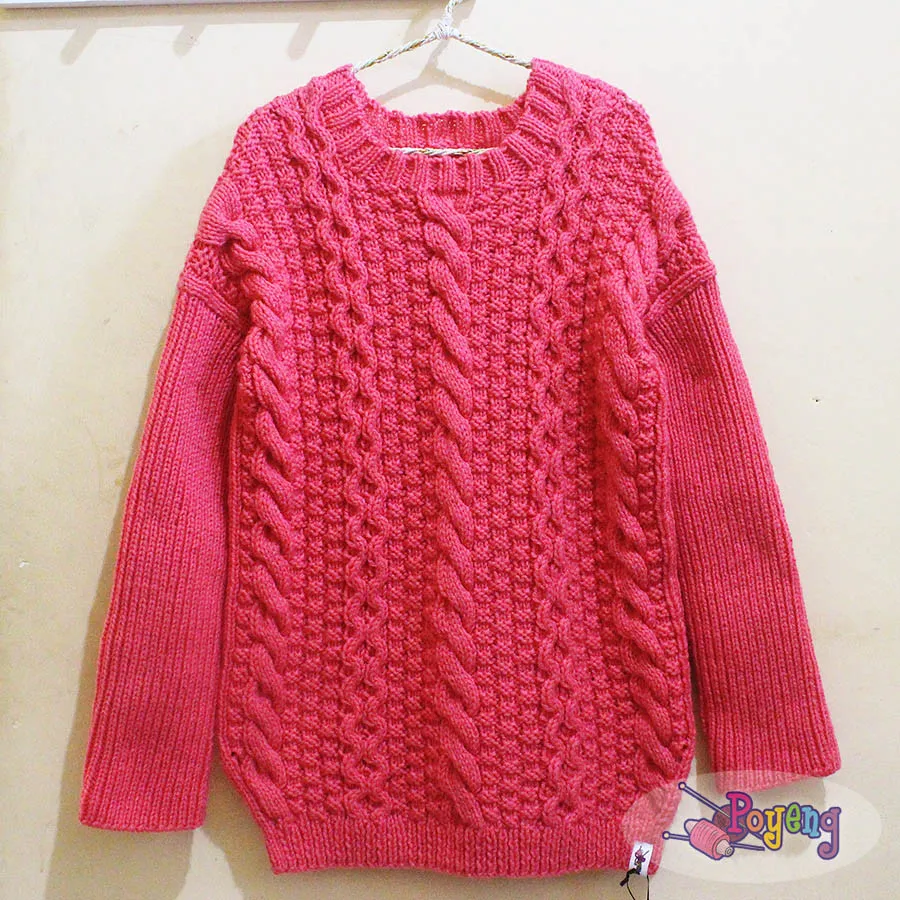 No Seam Cable Pullover — detail
