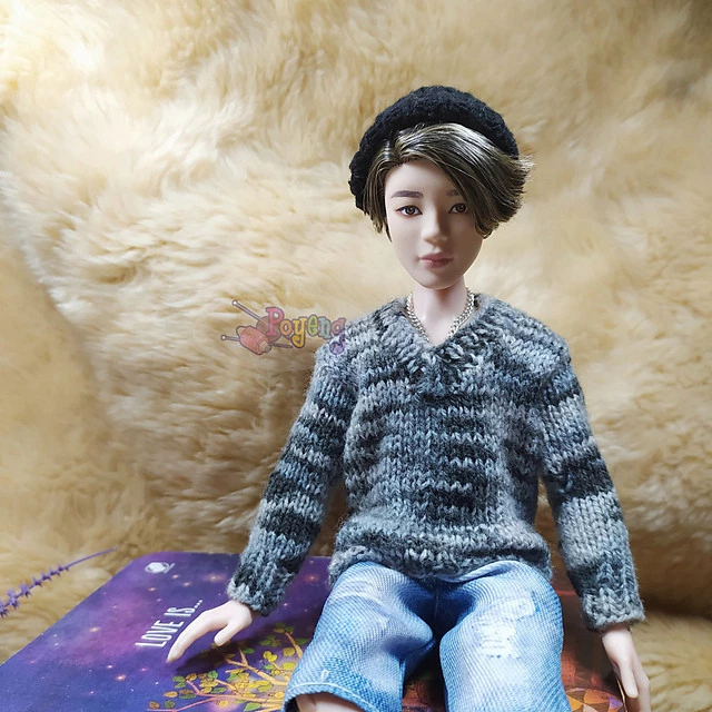 V Neck Sweater for Ken Doll — detail